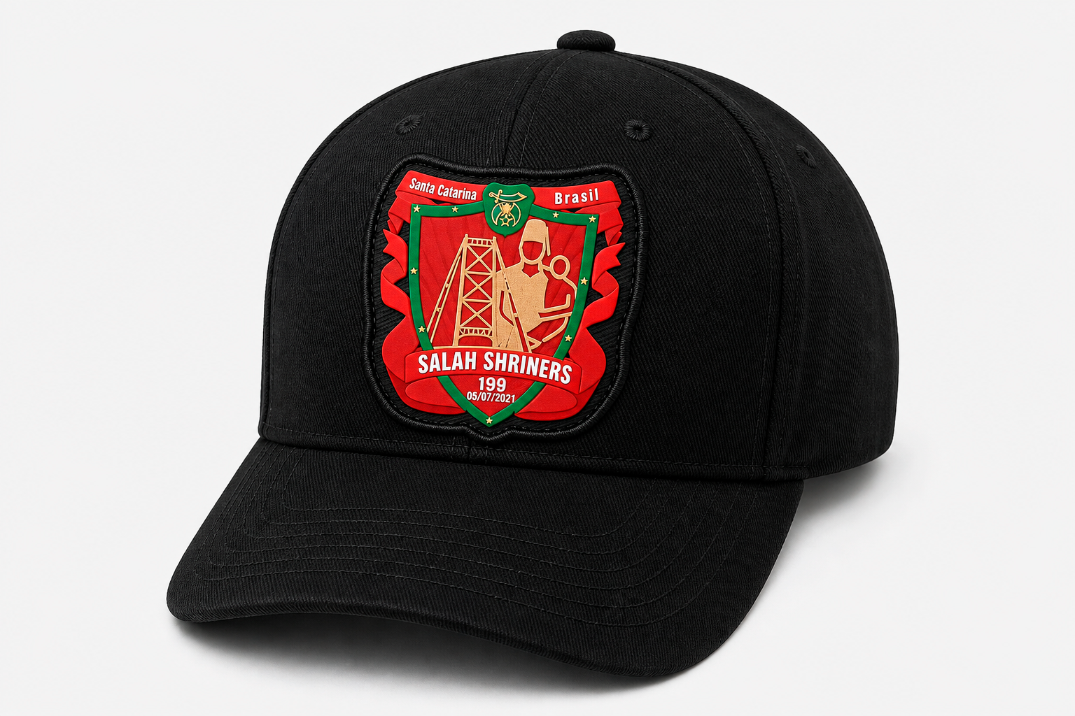 Boné Salah Shriners Preto